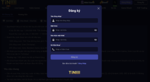 Hướng dẫn đăng ký tài khoản TIN88 trong tích tắc